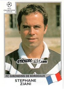 Sticker Stephane Ziani - UEFA Champions League 1999-2000 n. 269 - Panini