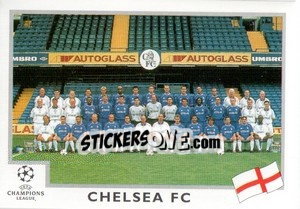 Cromo Chelsea FC team - UEFA Champions League 1999-2000 - Panini