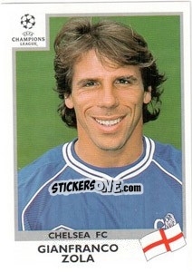 Cromo Gianfranco Zola - UEFA Champions League 1999-2000 - Panini