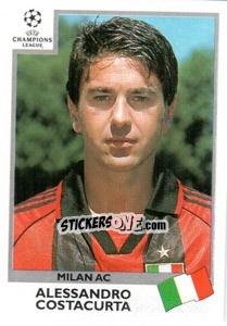Cromo Alessandro Costacurta - UEFA Champions League 1999-2000 - Panini
