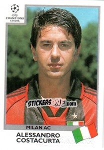 Sticker Alessandro Costacurta - UEFA Champions League 1999-2000 n. 292 - Panini