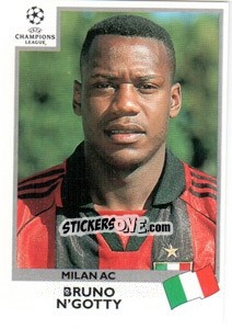 Sticker Bruno N'Gotty - UEFA Champions League 1999-2000 n. 295 - Panini