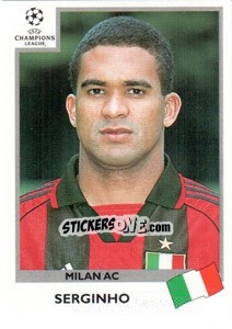 Figurina Serginho - UEFA Champions League 1999-2000 - Panini