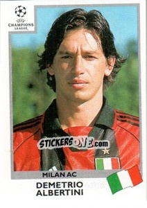 Sticker Demetrio Albertini - UEFA Champions League 1999-2000 n. 299 - Panini