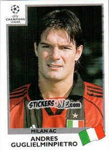 Sticker Andres Guglielminpietro - UEFA Champions League 1999-2000 n. 300 - Panini