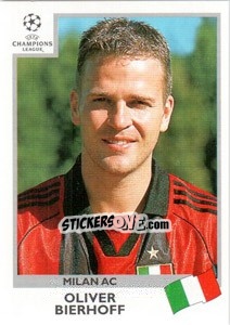 Sticker Oliver Bierhoff - UEFA Champions League 1999-2000 n. 303 - Panini