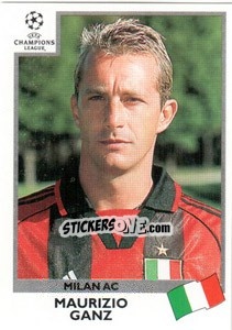 Figurina Maurizio Ganz - UEFA Champions League 1999-2000 - Panini