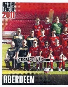 Cromo Aberdeen The Squad - Part 1 - Scottish Premier League 2010-2011 - Panini