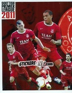 Sticker Aberdeen Montage - Part 1 - Scottish Premier League 2010-2011 - Panini