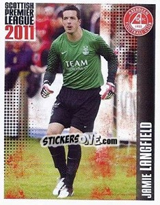 Sticker Jamie Langfield - Scottish Premier League 2010-2011 n. 11 - Panini
