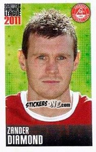 Sticker Zander Diamond - Scottish Premier League 2010-2011 n. 15 - Panini