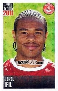 Sticker Jerel Ifil - Scottish Premier League 2010-2011 n. 18 - Panini
