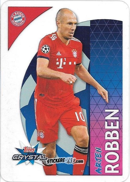 Figurina Arjen Robben - UEFA Champions League 2018-2019. Crystal n. 25 - Topps