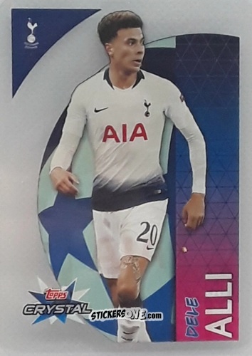 Cromo Dele Alli - UEFA Champions League 2018-2019. Crystal n. 49 - Topps