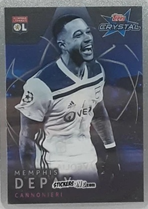 Cromo Memphis Depay - UEFA Champions League 2018-2019. Crystal n. 117 - Topps