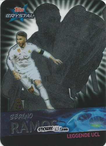 Sticker Sergio Ramos - UEFA Champions League 2018-2019. Crystal n. 123 - Topps