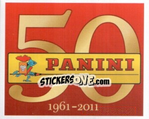 Sticker 50 Jahre Panini Logo - St. Pauli 2010-2011 - Panini