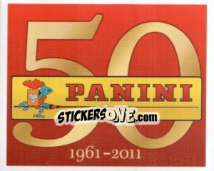 Sticker 50 Jahre Panini Logo - St. Pauli 2010-2011 n. 1 - Panini