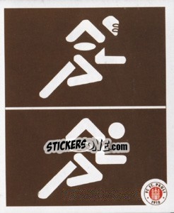 Sticker Piktogramm Abteilung Football & Rugby - St. Pauli 2010-2011 - Panini