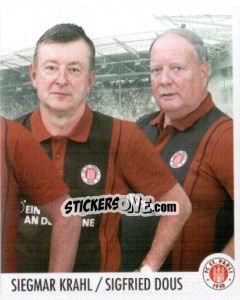 Cromo P.Ott, R.Wollmann, S.Krahl & S.Dous (Puzzle) - St. Pauli 2010-2011 - Panini