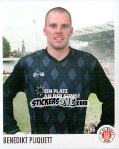 Sticker Benedikt Pliquett - St. Pauli 2010-2011 n. 33 - Panini