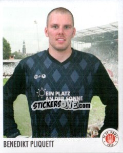 Sticker Benedikt Pliquett - St. Pauli 2010-2011 - Panini