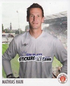 Sticker Matthias Hain - St. Pauli 2010-2011 n. 34 - Panini