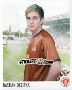 Sticker Bastian Oczipka - St. Pauli 2010-2011 - Panini