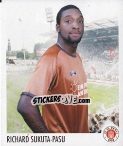 Cromo Richard Sukuta-Pasu - St. Pauli 2010-2011 - Panini