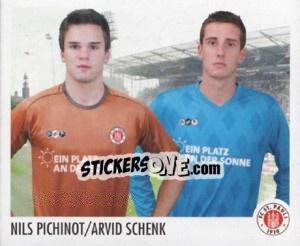 Figurina Nils Pichinot / Arvid Schenk - St. Pauli 2010-2011 - Panini