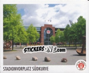 Sticker Stadionvorplatz Südkurve - St. Pauli 2010-2011 - Panini