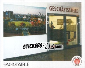 Sticker Geschäftsstelle - St. Pauli 2010-2011 - Panini