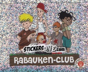 Sticker Rabauken Club (Glitzer) - St. Pauli 2010-2011 n. 73 - Panini