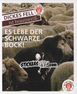 Cromo Der schwarze Bock - St. Pauli 2010-2011 - Panini