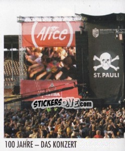 Sticker 100 Jahre – Das Konzert (Puzzle) - St. Pauli 2010-2011 n. 105 - Panini