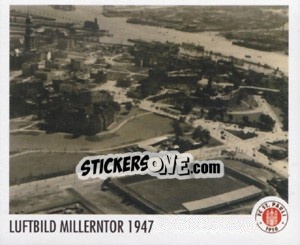 Cromo Luftbild Millerntor 1947