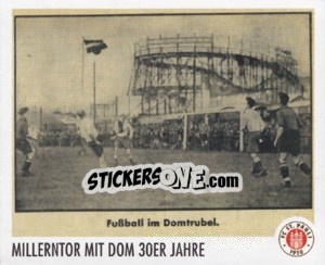 Sticker Millerntor mit Dom 30er Jahre - St. Pauli 2010-2011 - Panini