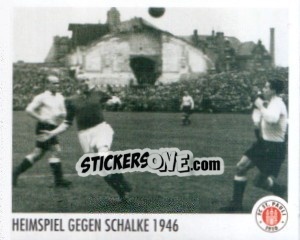 Cromo Heimspiel gegen Schalke 1946 - St. Pauli 2010-2011 - Panini