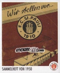 Sticker Sammelheft von 1950 - St. Pauli 2010-2011 - Panini