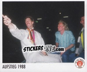 Sticker Aufstieg 1988 - St. Pauli 2010-2011 - Panini