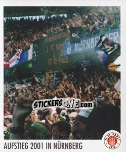 Sticker Aufstieg 2001 in Nürnberg - St. Pauli 2010-2011 - Panini