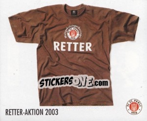 Sticker Retter-Aktion 2003 - St. Pauli 2010-2011 - Panini