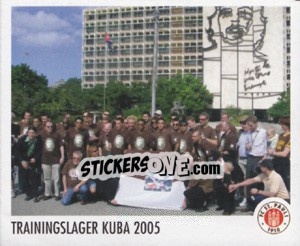 Cromo Trainingslager Kuba 2005 - St. Pauli 2010-2011 - Panini