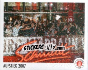 Sticker Aufstieg 2007 - St. Pauli 2010-2011 - Panini