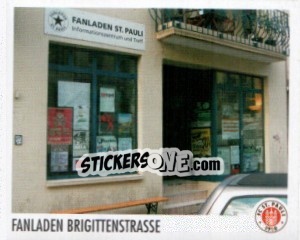 Sticker Fanladen Brigittenstraße - St. Pauli 2010-2011 n. 158 - Panini