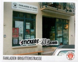 Sticker Fanladen Brigittenstraße - St. Pauli 2010-2011 - Panini