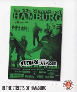 Sticker In The Streets Of Hamburg - St. Pauli 2010-2011 - Panini