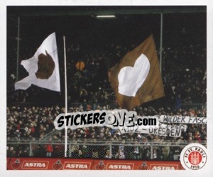 Figurina Schwenkfahnen - St. Pauli 2010-2011 - Panini