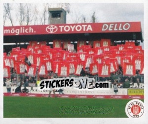Sticker Choreographie Fans - St. Pauli 2010-2011 n. 182 - Panini