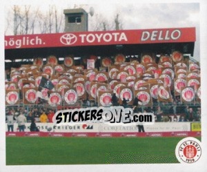 Cromo Choreographie Fans - St. Pauli 2010-2011 - Panini